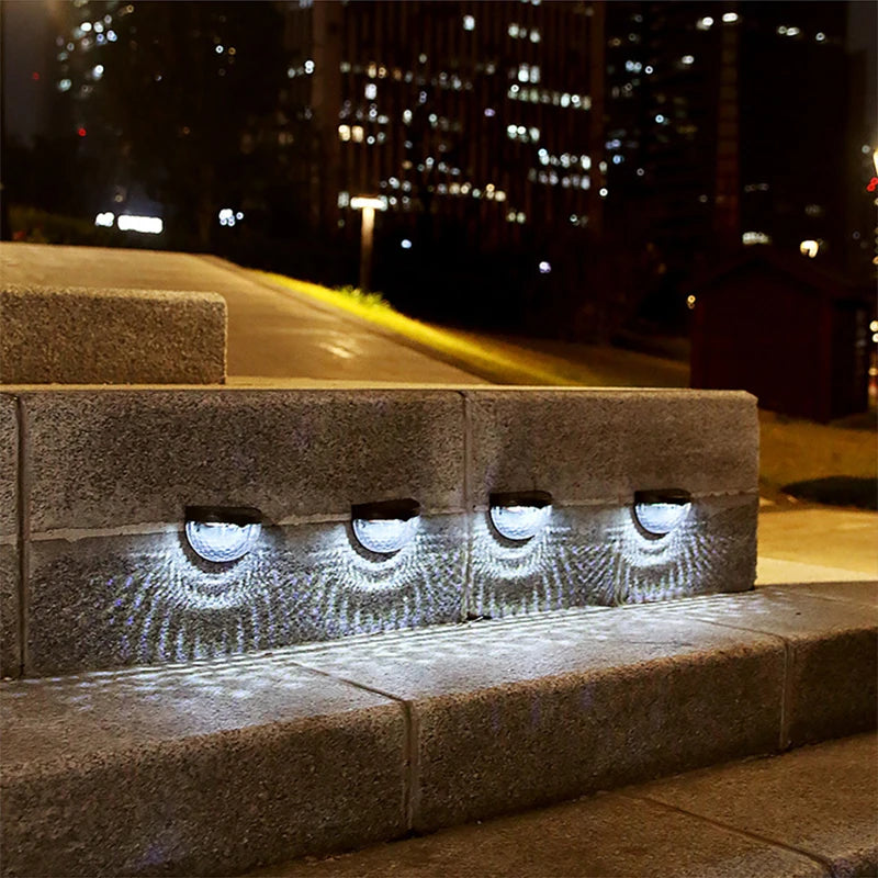 Solar Wall Lamp 6LED Outdoor Waterproof Warm White