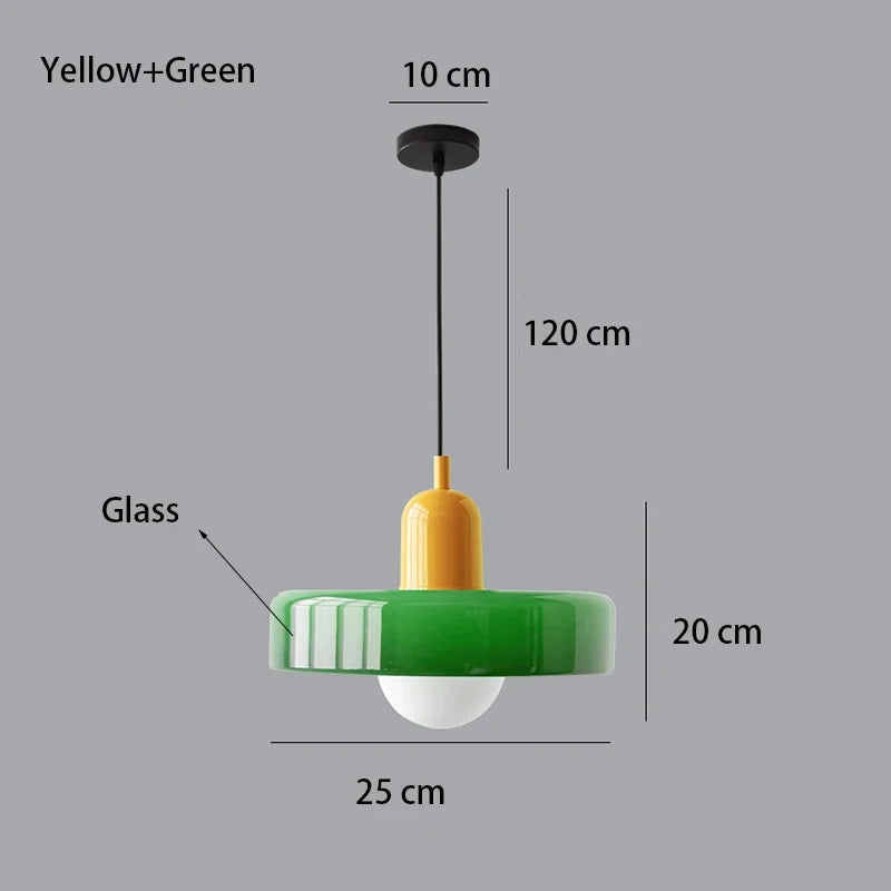 Nordic Glass Bauhaus Dining Room Chandelier