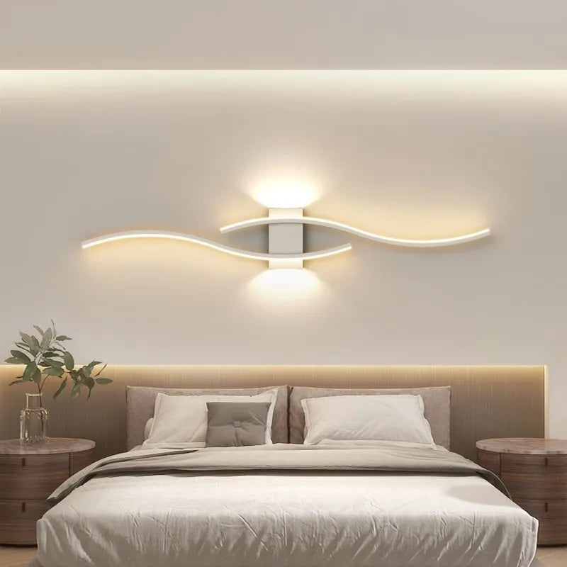Modern Long Strip LED Wall Lamp