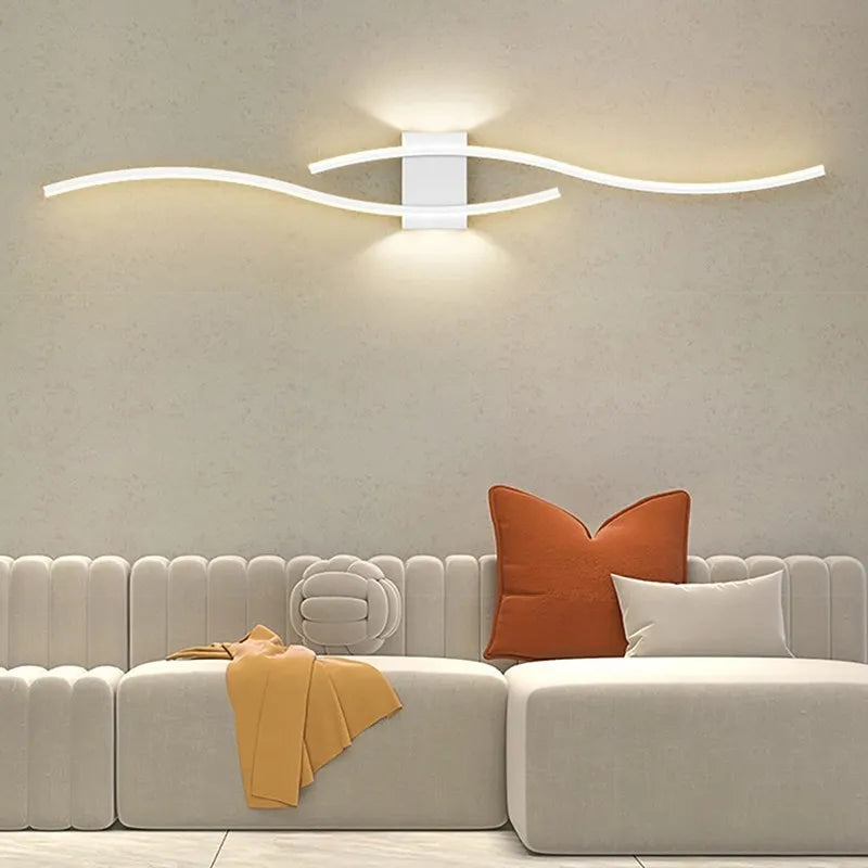 Modern Long Strip LED Wall Lamp