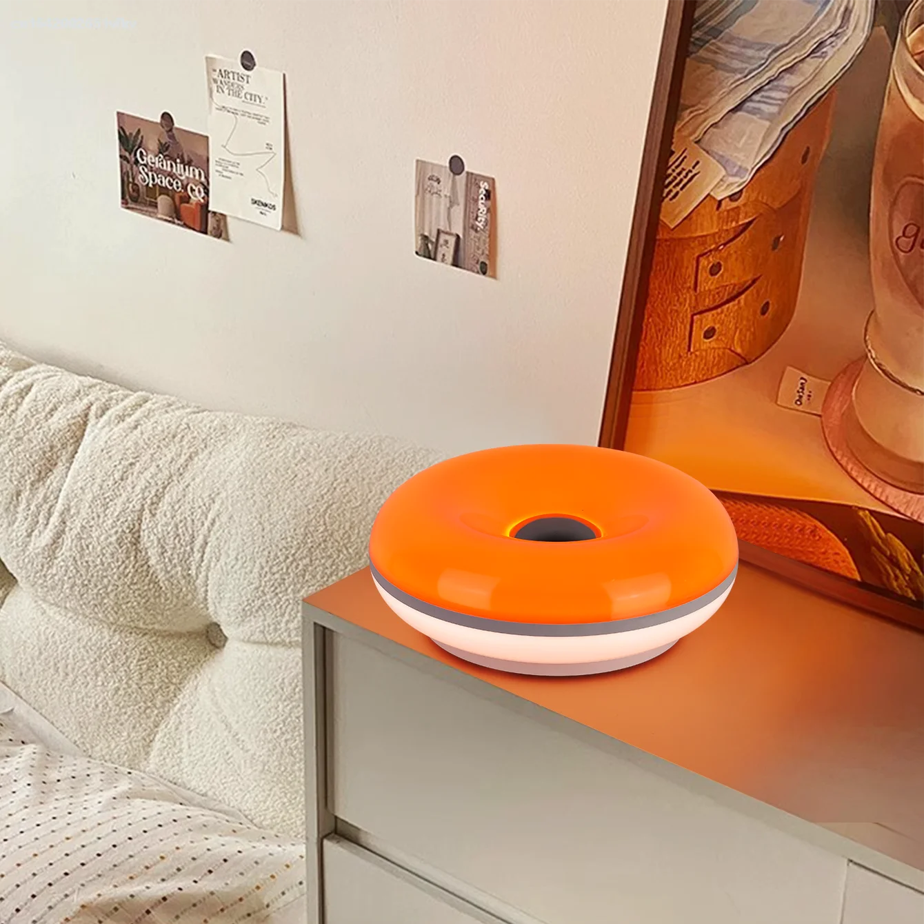 Bauhaus USB Donut Table Lamp Ambient Light
