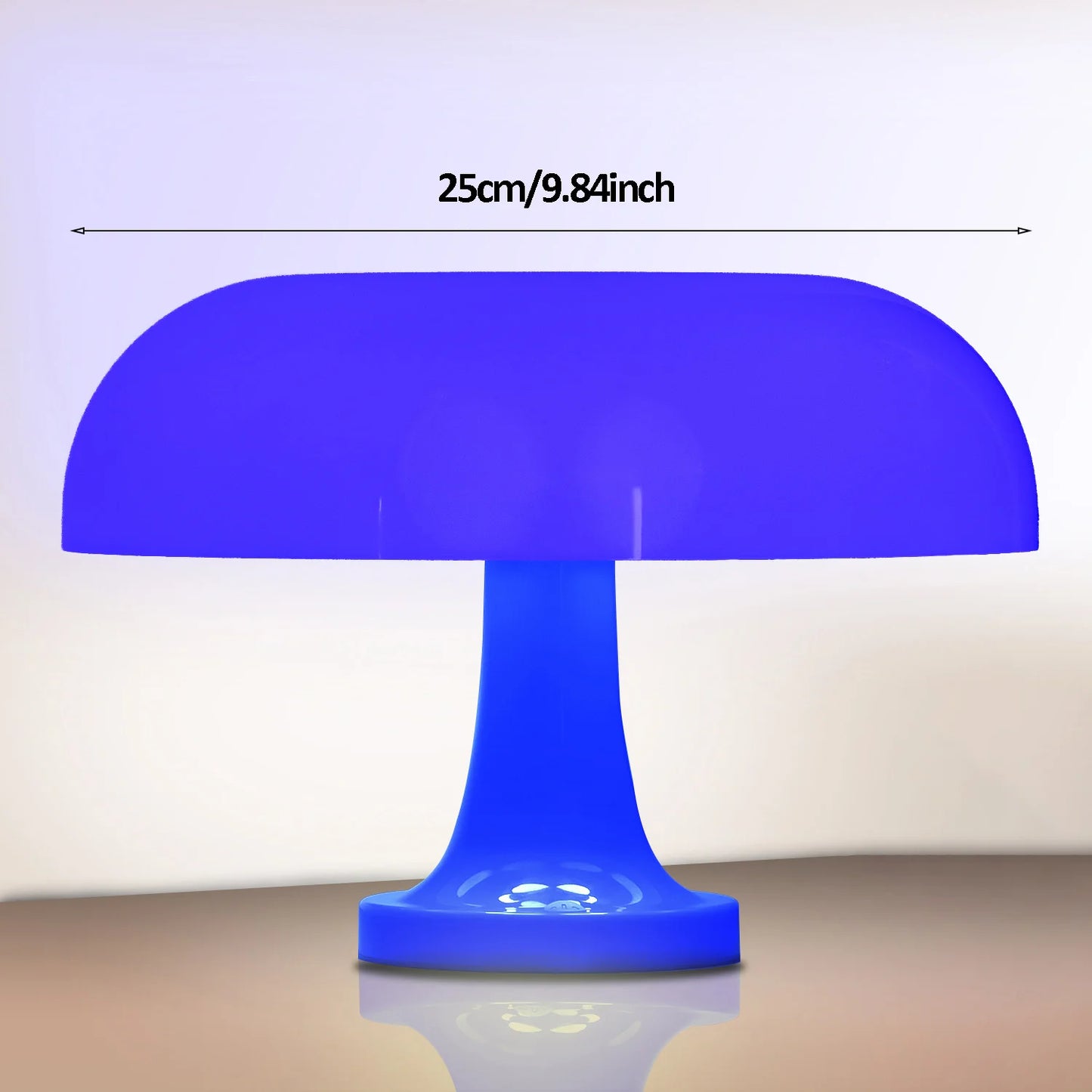 Classic Bauhaus Mushroom Table Lamp Orange