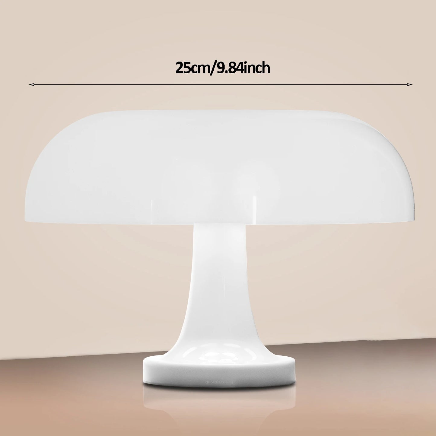 Classic Bauhaus Mushroom Table Lamp Orange