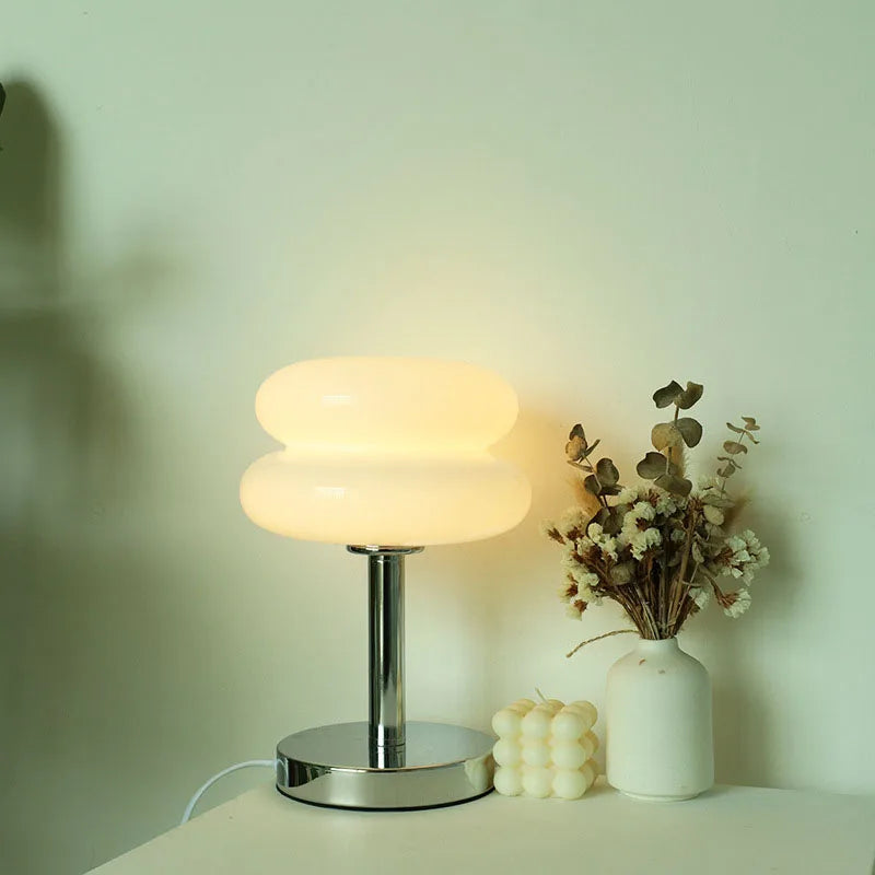 Macaron Glass Trichromatic Dimming Table Lamp