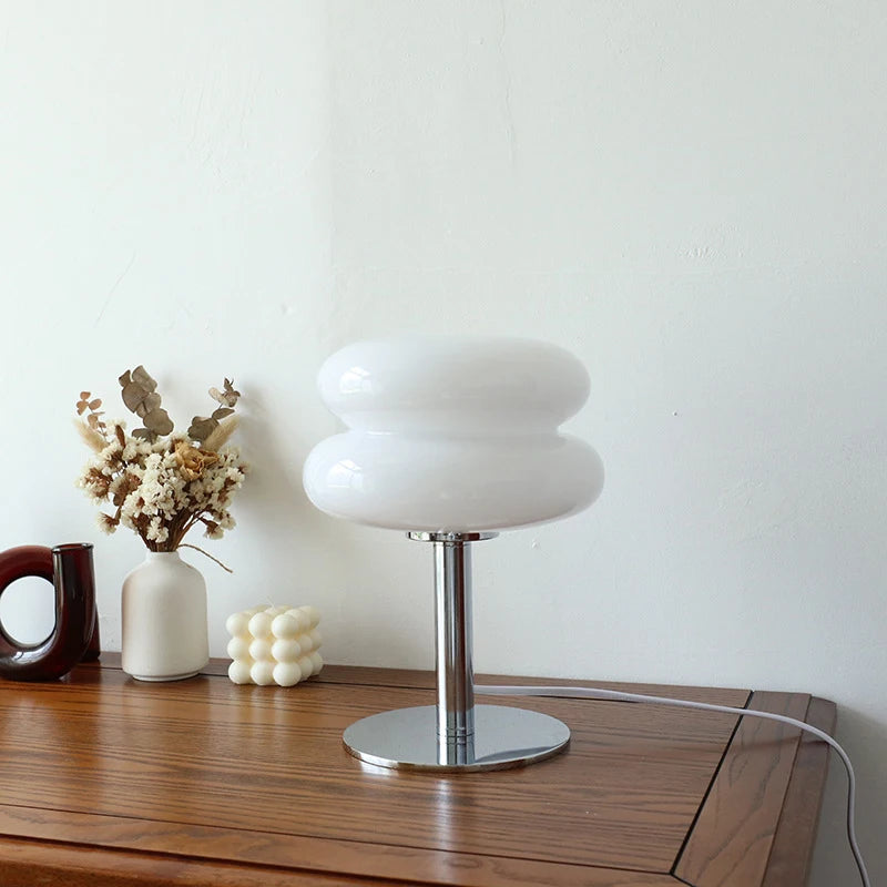Macaron Glass Trichromatic Dimming Table Lamp
