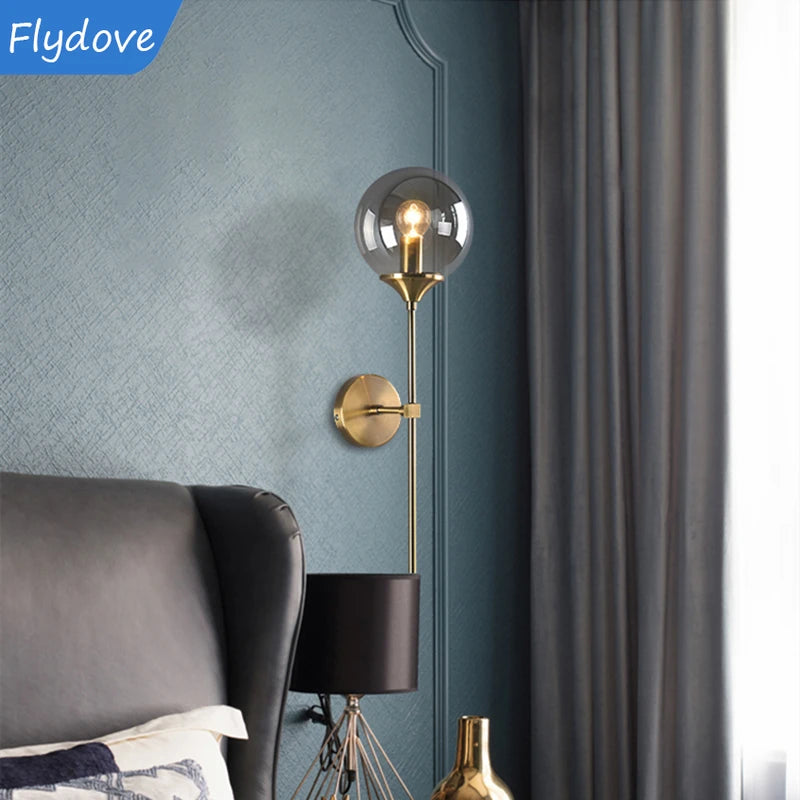 Nordic Modern LED Gold Wall Lamps