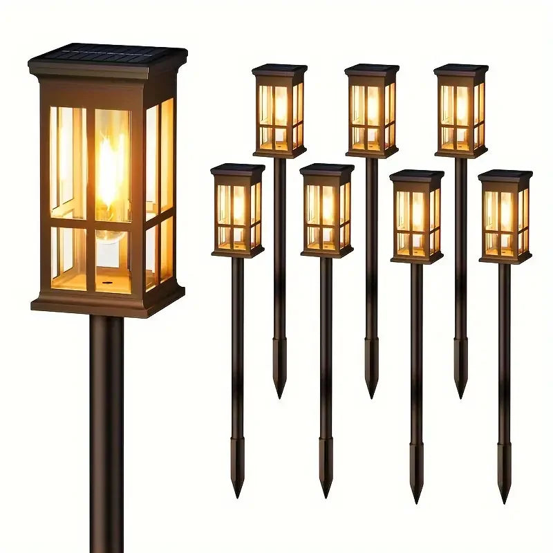 2/6/8 Pack Super Bright Solar Pathway Lights