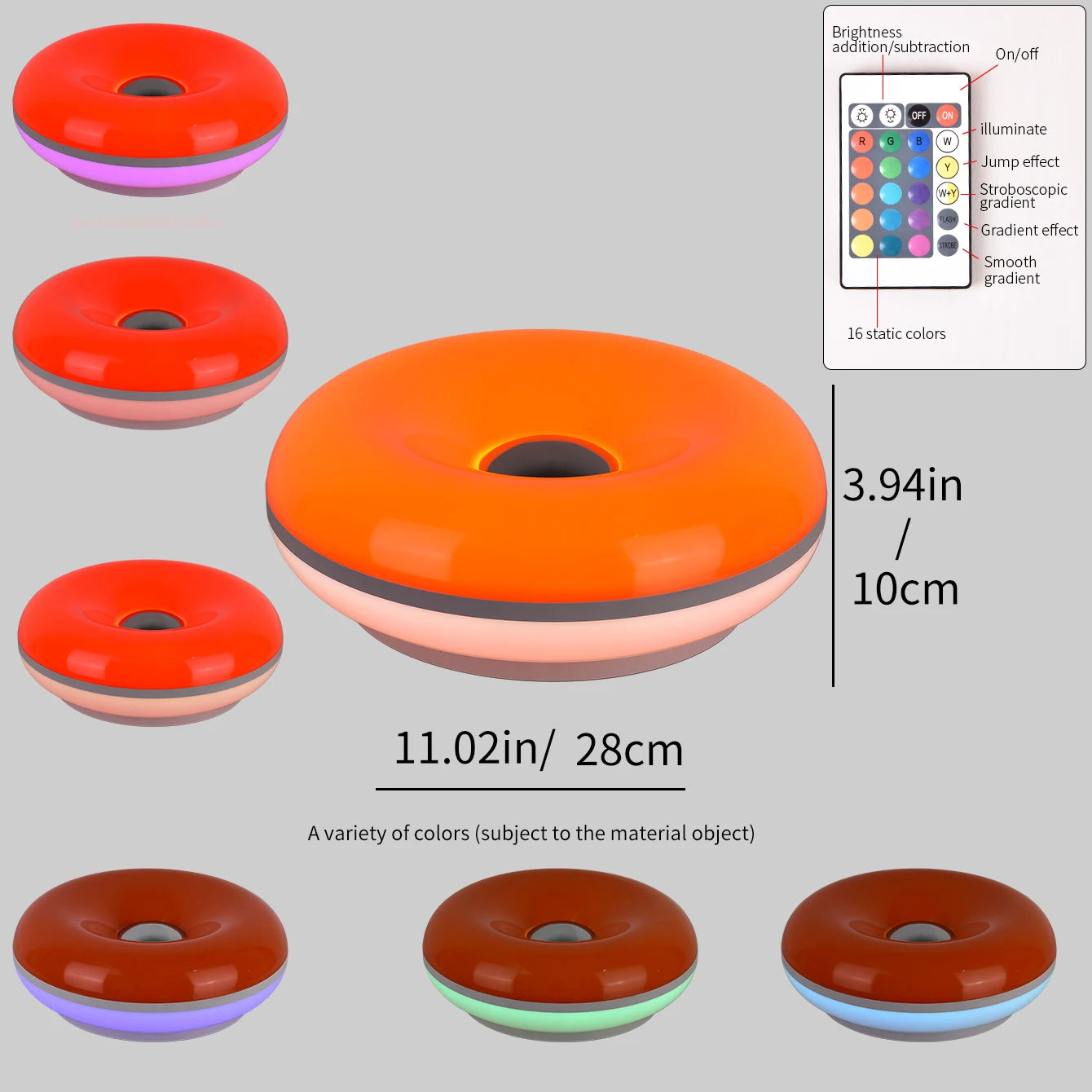 Bauhaus USB Donut Table Lamp Ambient Light