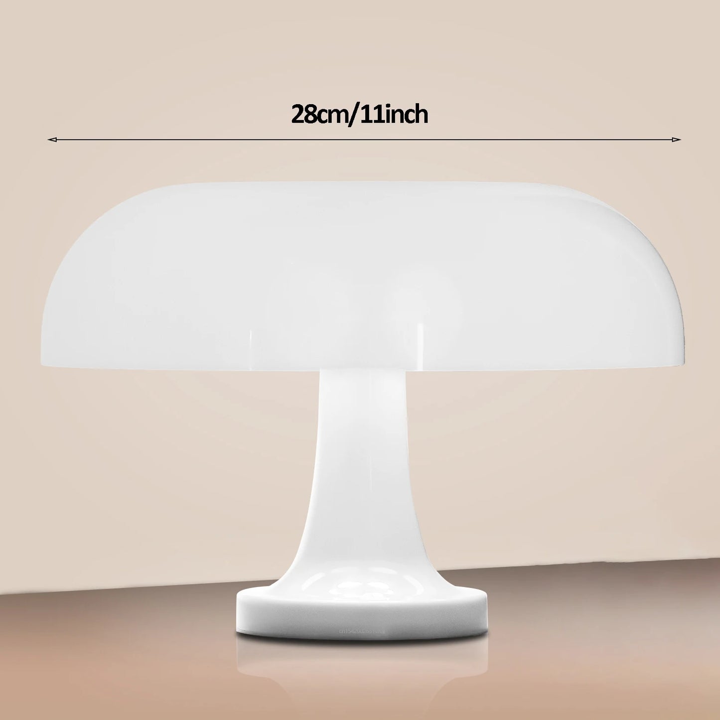 Classic Bauhaus Mushroom Table Lamp Orange