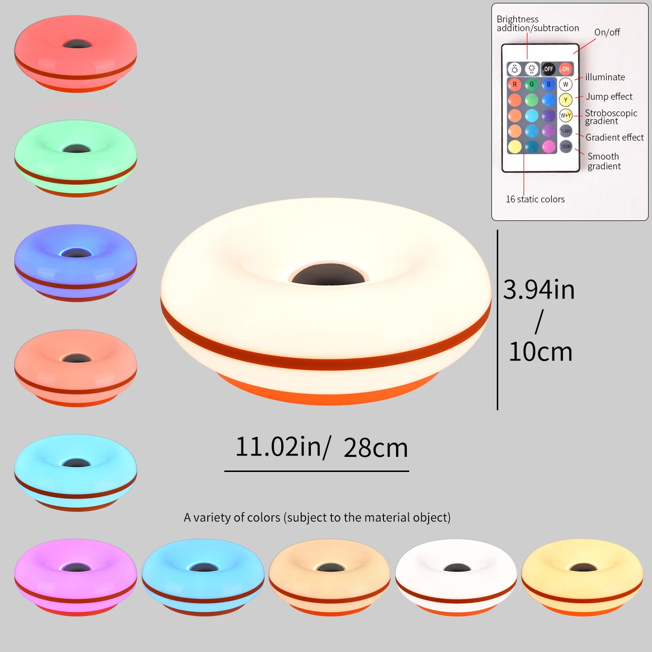 Bauhaus USB Donut Table Lamp Ambient Light