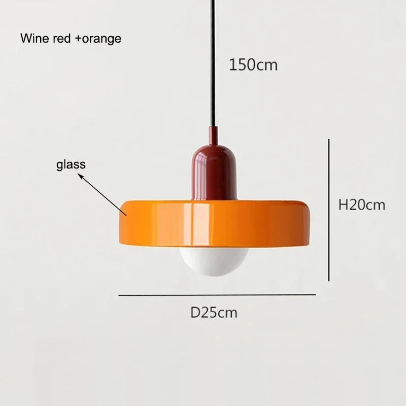 Nordic Glass Bauhaus Dining Room Chandelier