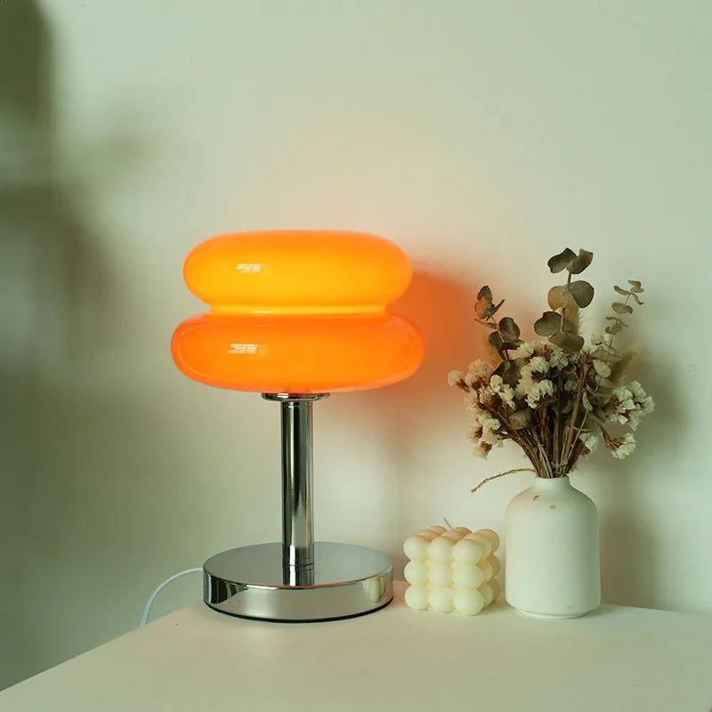 Macaron Glass Trichromatic Dimming Table Lamp
