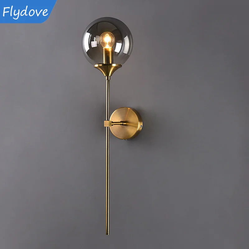 Nordic Modern LED Gold Wall Lamps