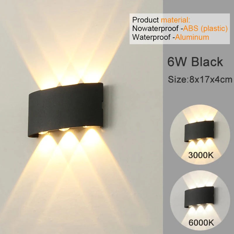 Modern LED White Up/Down Wall Sconces