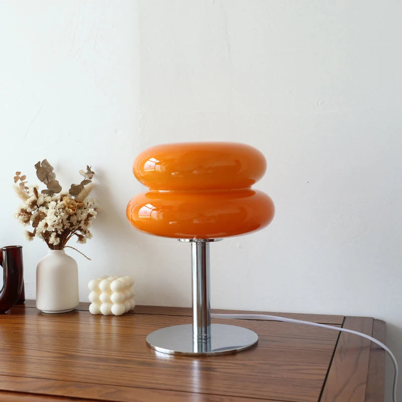 Macaron Glass Trichromatic Dimming Table Lamp