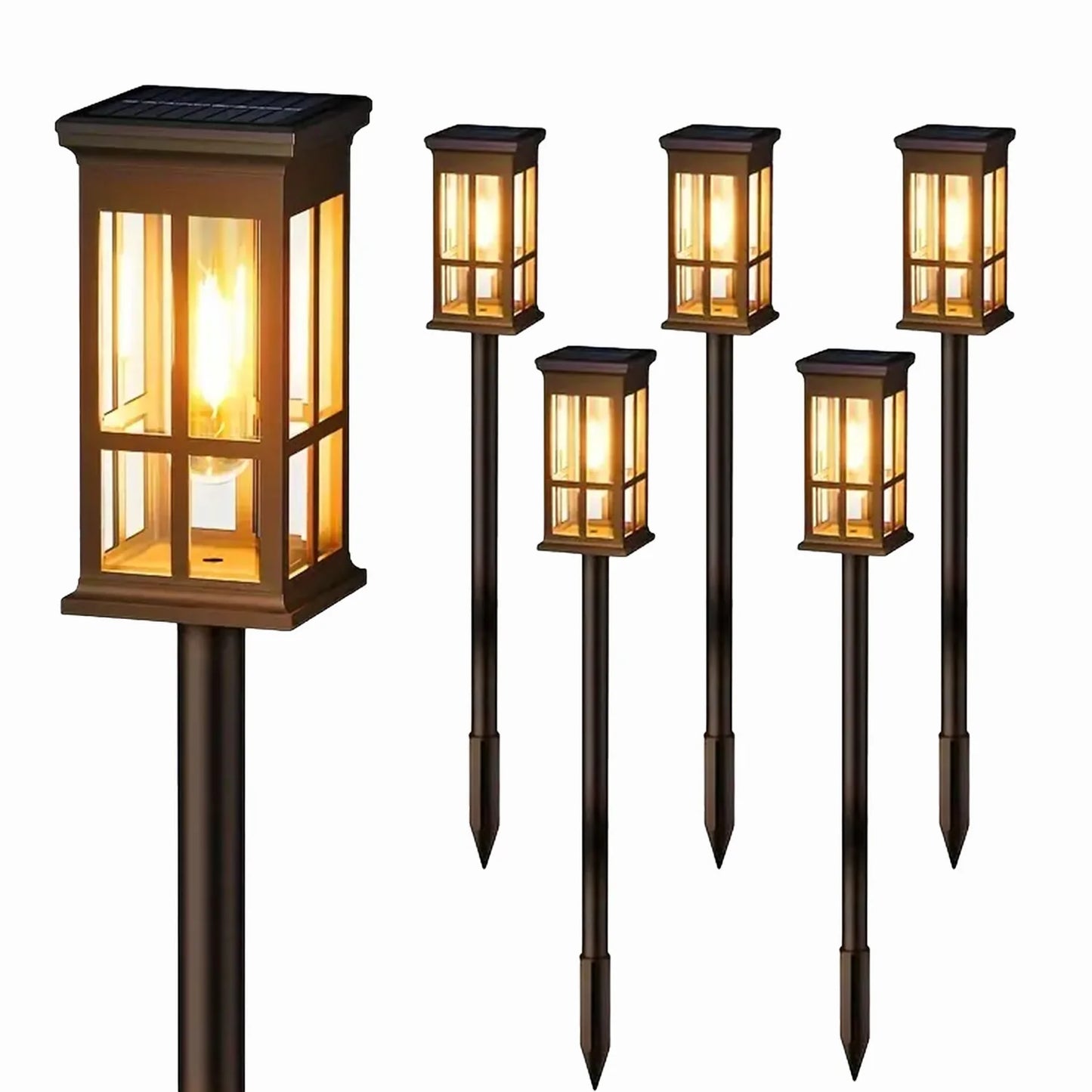 2/6/8 Pack Super Bright Solar Pathway Lights