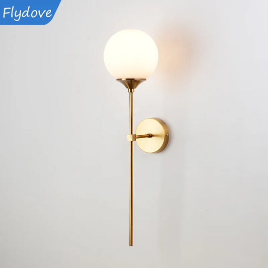 Nordic Modern LED Gold Wall Lamps