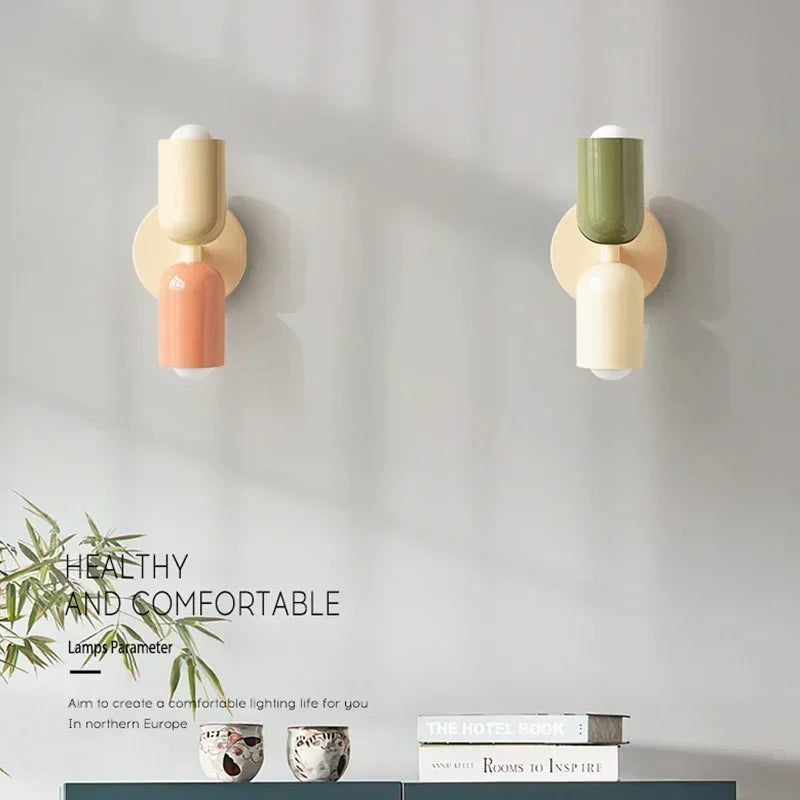 Colorful Nordic Wall Lamp for Kids Room