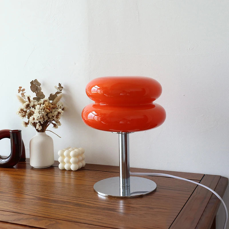 Macaron Glass Trichromatic Dimming Table Lamp